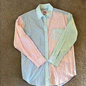 Solid & Striped Button Down Shirt Coverup